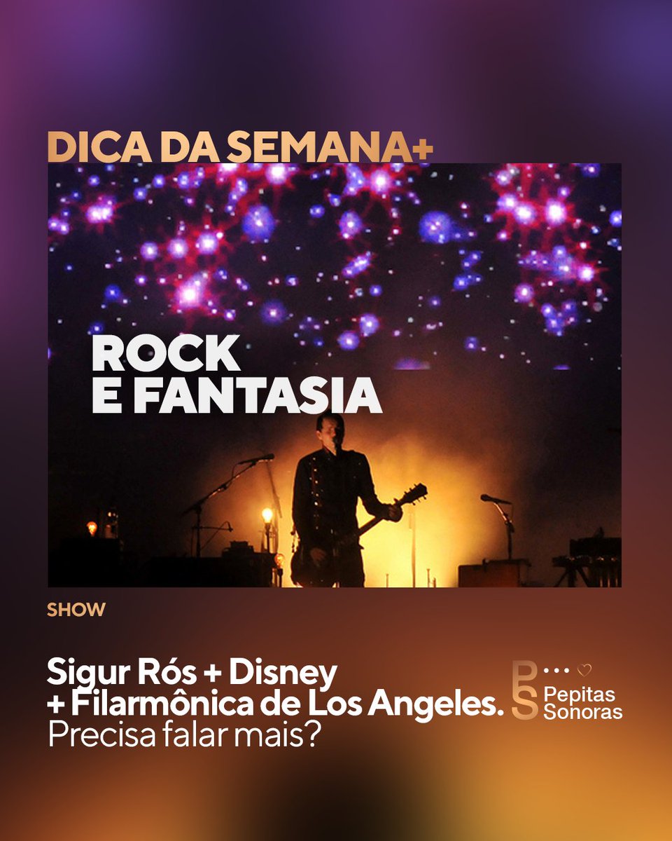 pepitassonoras's tweet photo. A segunda dica do episódio 46 foi esta pequena preciosidade aqui, que dispensa muita apresentação.

Trata-se de um show dos islandeses do Sigur Rós (banda queridinha deste podcast), acompanhados pela Orquestra Filarmônica de Los Angeles, no Walt Disney Music Hall. https://t.co/mFurXNFbL7