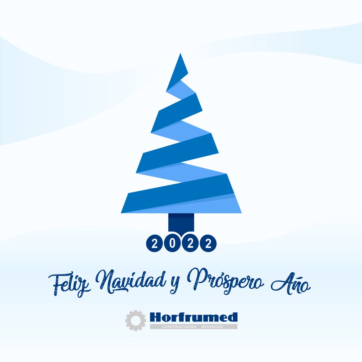 HORFRUMED's tweet photo. Horfrumed os desea una Feliz Navidad 🎄 y Próspero Año 2022. https://t.co/4lJFpFbE5M