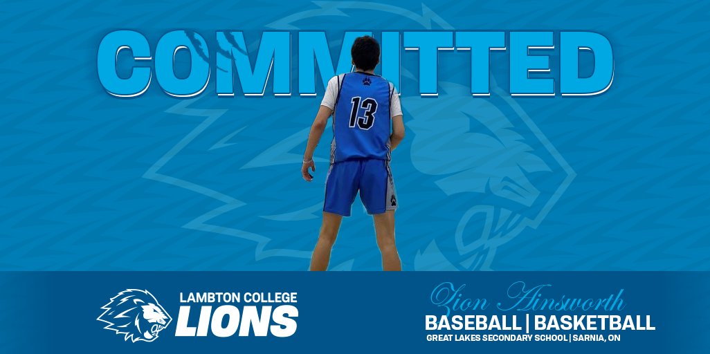 A familiar name is joining the Lions family.

Zion Ainsworth has committed to both the Lambton Men's Baseball &amp; Men's Basketball programs, marking the second athlete from GLSS to join the Lions this week.

Welcome to The Den, Zion!

#DefendTheDen

🔗: lclions.ca/sports/bsb/202…