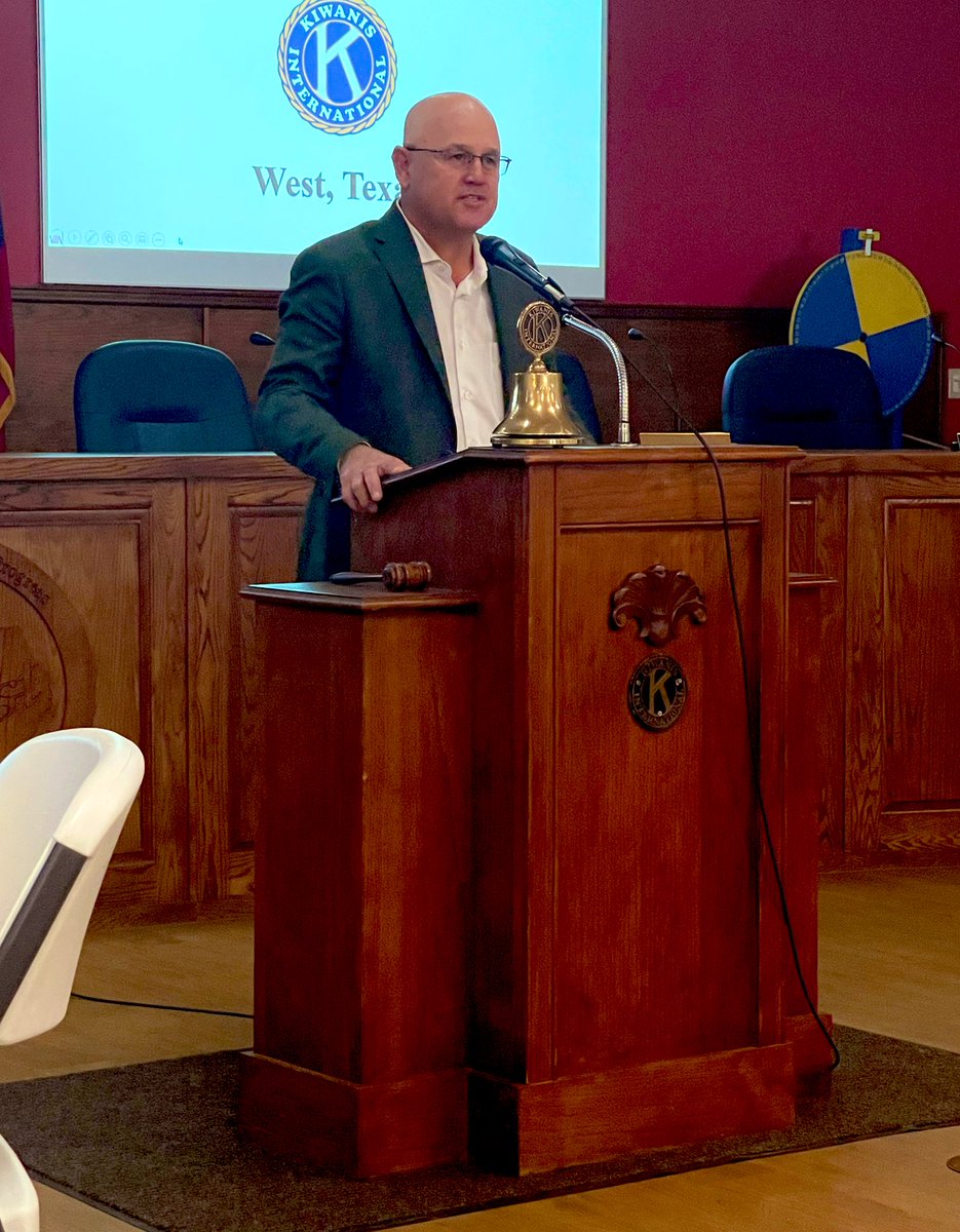The Kiwanis Club of West (@westkiwanis) on Twitter photo Special thanks to <a href="/KyleKacal/">Kyle Kacal</a> for coming to the Kiwanis Club of West luncheon today to share about his love for our town and legislative updates from Austin! We are forever grateful for his service to West and our great state. Special thanks to <a href="/KyleKacal/">Kyle Kacal</a> for coming to the Kiwanis Club of West luncheon today to share about his love for our town and legislative updates from Austin! We are forever grateful for his service to West and our great state.