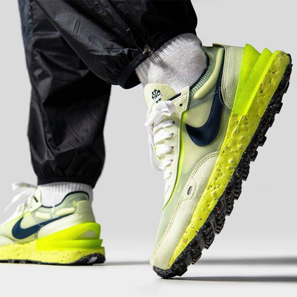 nike waffle one crater lime ice