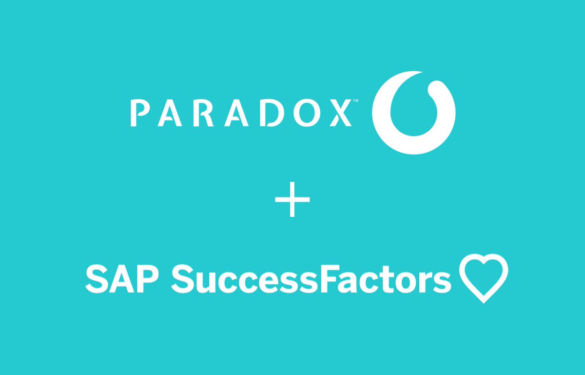 ParadoxOlivia's tweet photo. “Receiving the Endorsed certification is a testament to our longstanding partnership with @SAP SuccessFactors to provide clients with a fast, frictionless, mobile-first experience for candidates, hiring managers, and TA teams.” - Aaron Matos, Paradox Founder/CEO https://t.co/ukEtH8oOlq
