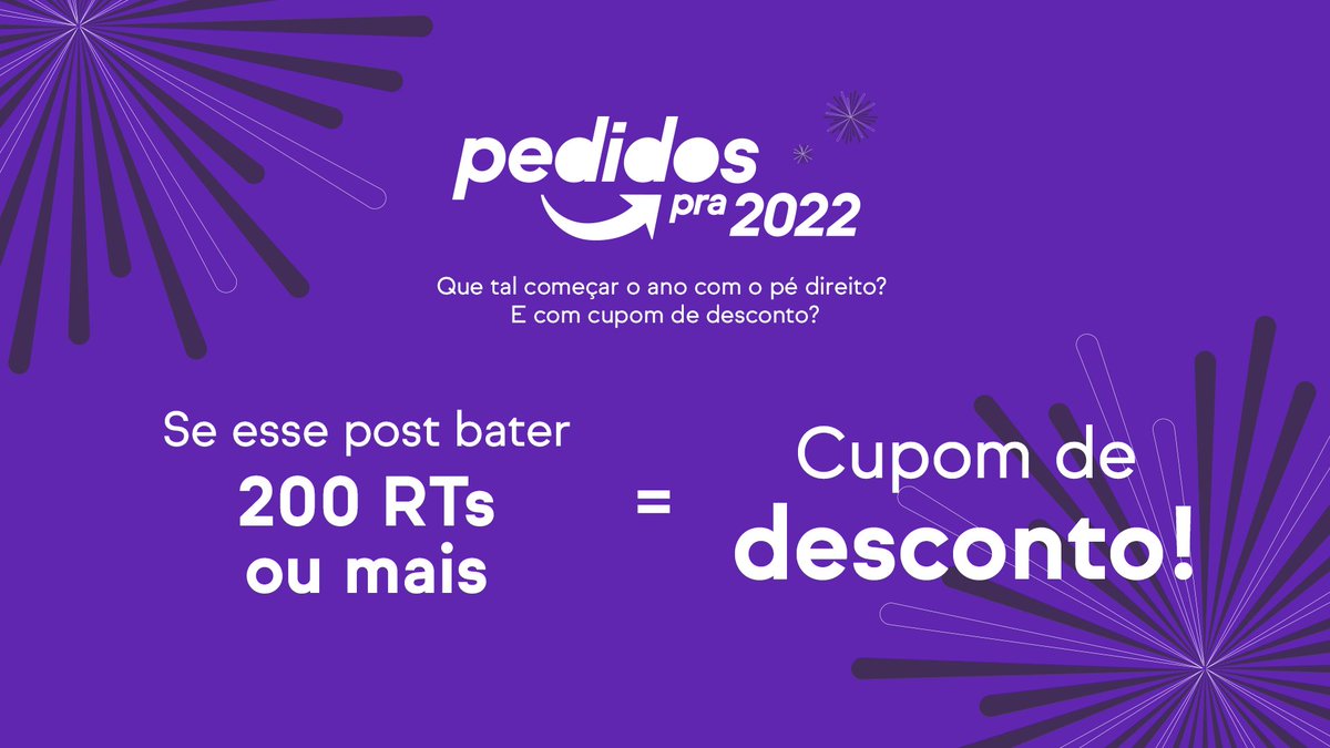 iFood's tweet photo. ✨ DESAFIO 02 ✨

bora pra mais um? como hj to bonzinho o próximo cupom vai ser liberado quando esse tweet bater 200 RTs, fácil vai? 😇 #PedidosPra2022 https://t.co/u6QO2KTCzU