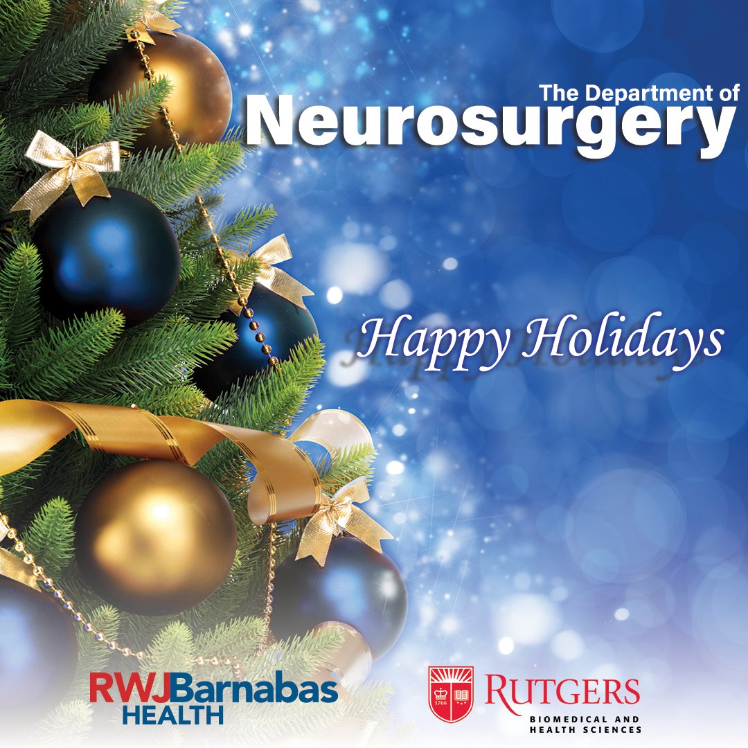 Happy Holidays, from the department of Neurosurgery.  #neuro #neurosurgery #brain #spine #happyholidays