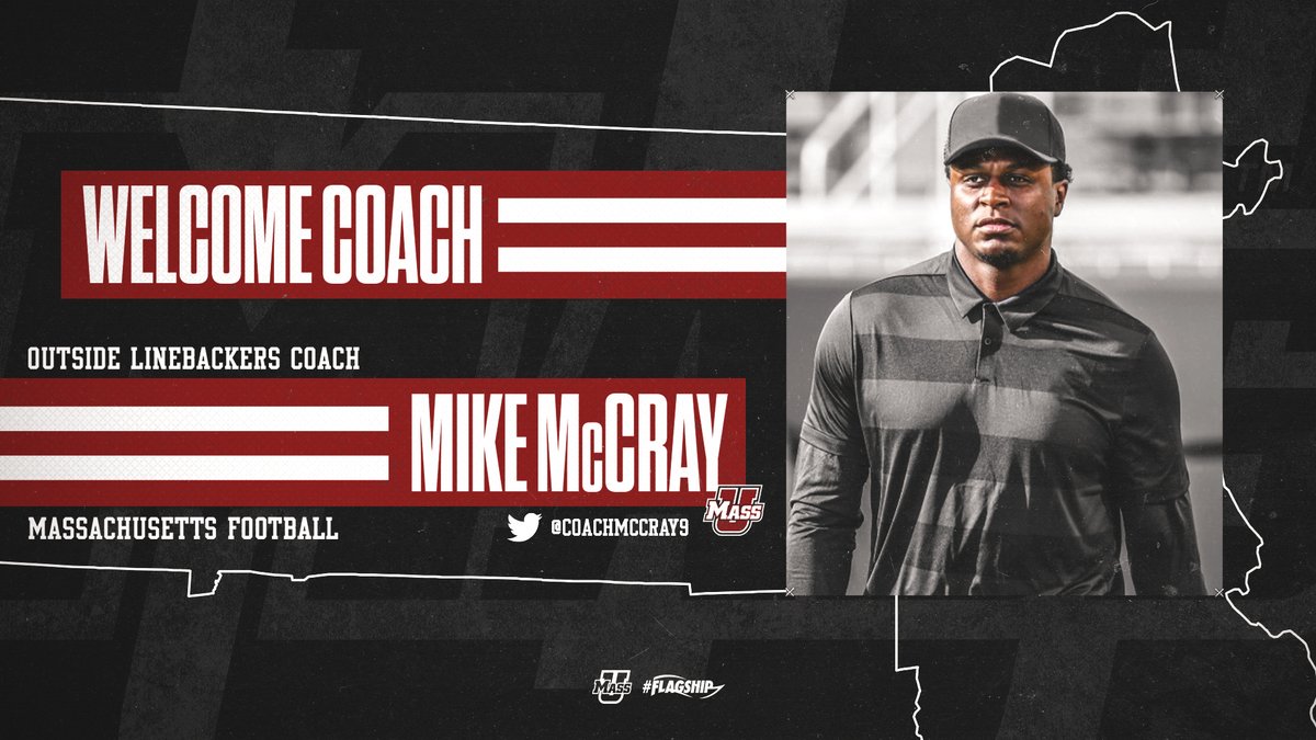UMassFootball's tweet image. Welcome Coach @CoachMcCray9!

#Flagship 🚩