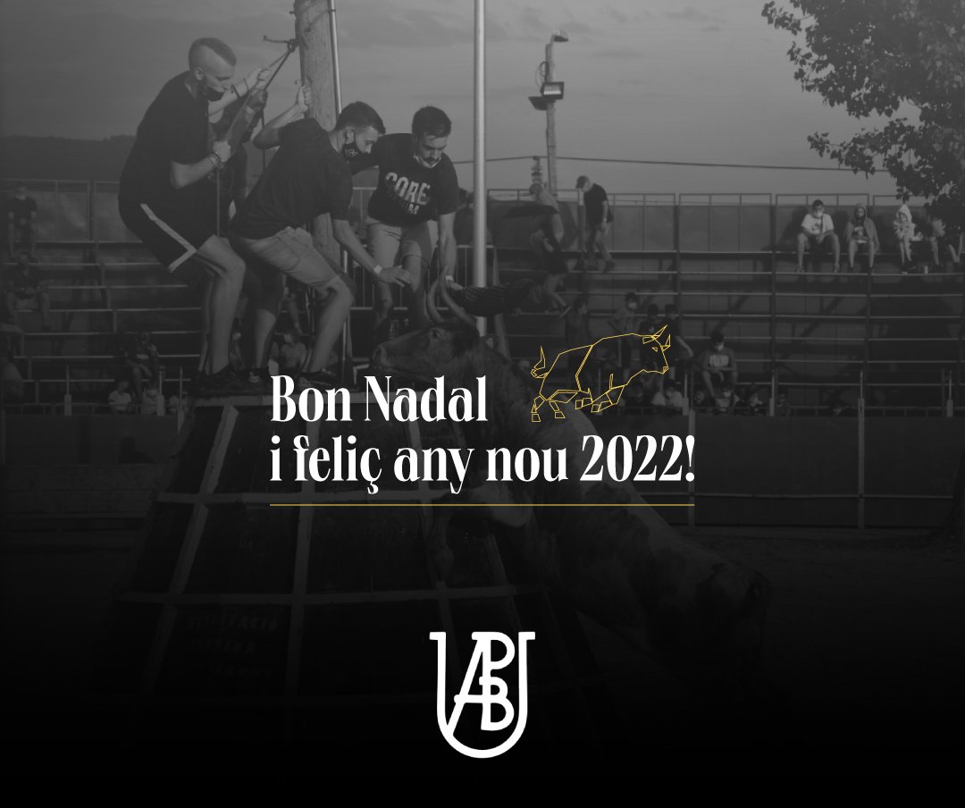 AmicsdelsBous's tweet photo. La Penya Amics dels Bous vos desitja un bon Nadal i un feliç any nou!💫

🥂Per un any 2022 ple de salut, bous i bon ambient al voltant de la nostra festa.🐂

#penyaamicsdelsbous #sialsbous #Ulldecona #bous #bou #toro #toros #bousalcarrer #Ebre #Terresdelebre #Catalunya https://t.co/lv8FI7V6KY