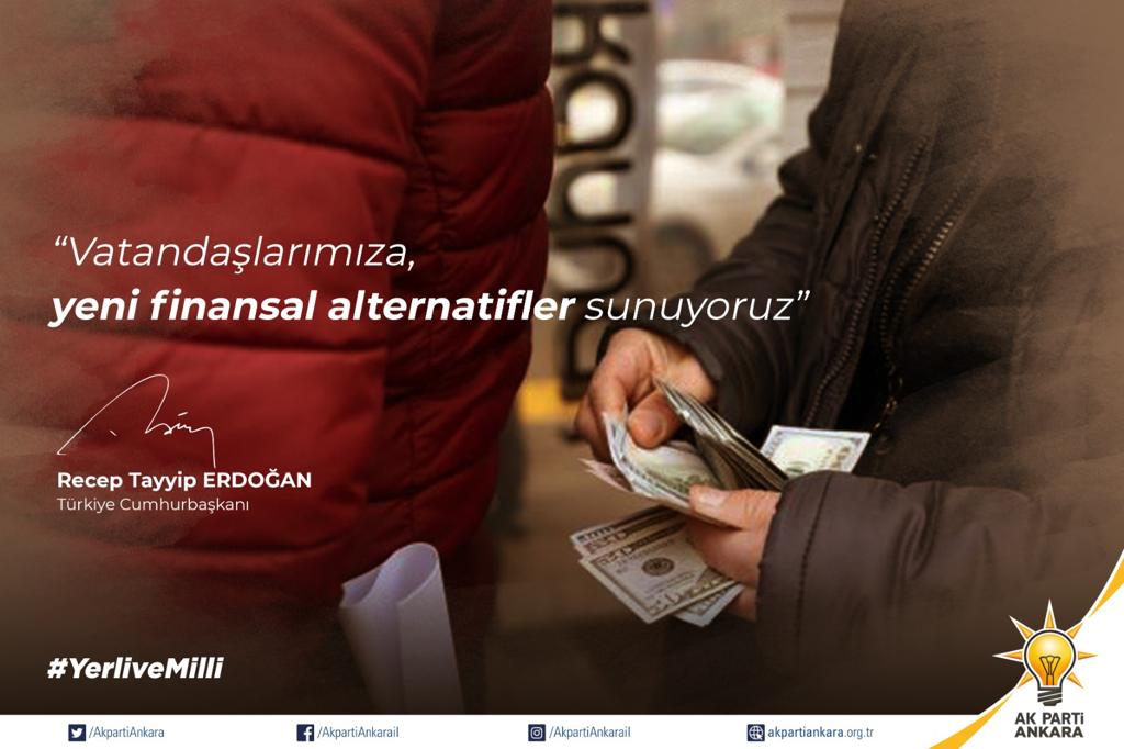 Halkımıza yeni finansal alternatifler sunuldu.#YerliveMilli olana devam
