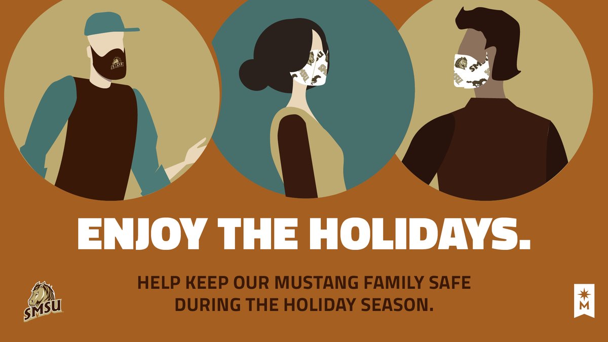 The holidays are here! As you prepare to gather with loved ones, take precautions to keep yourself, friends, family, and communities safe. Be smart, avoid large gatherings, wear a mask where needed, get tested if you feel sick, and stay home until you’re better.