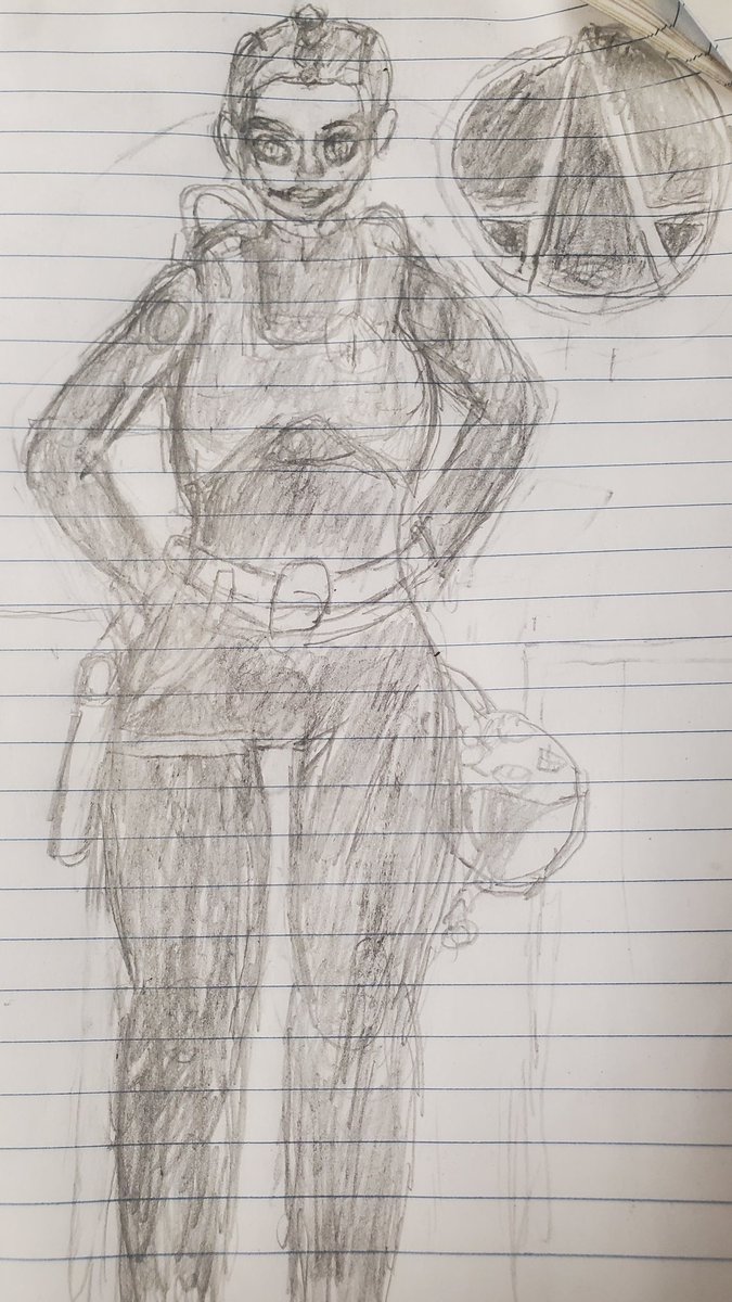dragoninthewest's tweet photo. Clearly been watching a lot of #TheExpanse as it's influenced my doodles. @CaraGeeeee https://t.co/5ccq2a8eBw