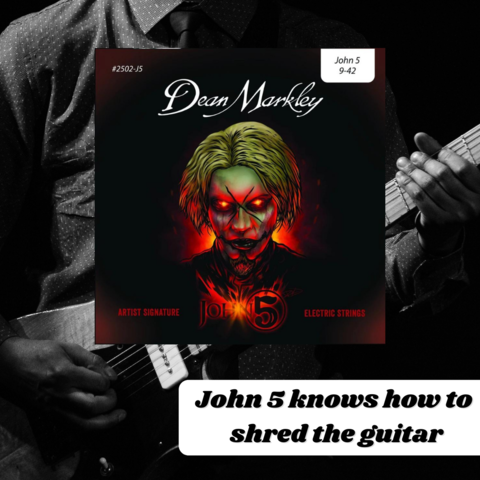 John 5 knows how to shred the guitar. Try the John 5 Dean Markley Strings to play what one of the best guitarists in the industry play.

bit.ly/3r5eMto