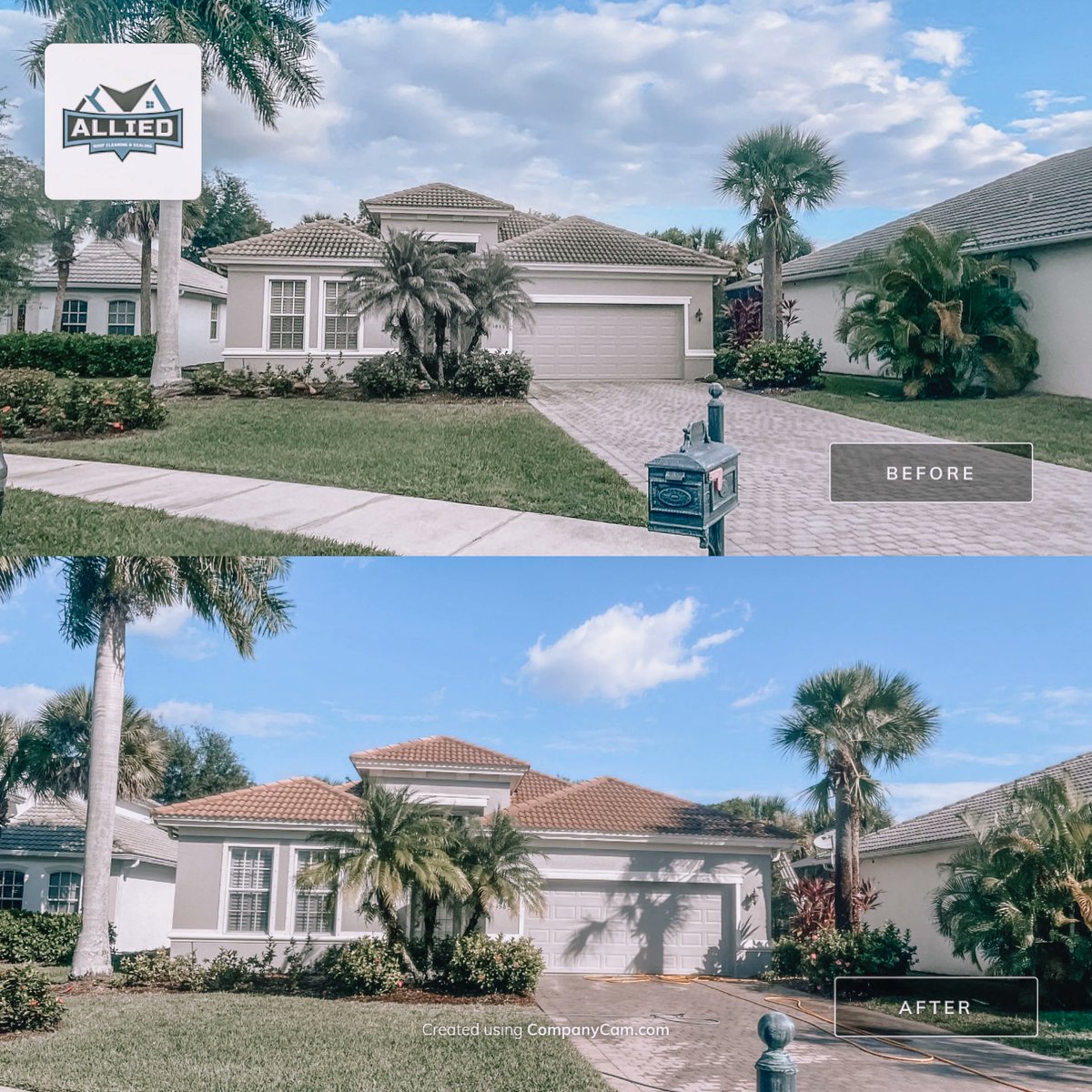 roofcleaningswf's tweet photo. This home looks merry and BRIGHT! Make your roof sparkle like new with Allied Roof Cleaning!
#merryandbright #roofclean #roofcleaning #before #after #beforeandafter #likenew #cleanroof #clean #cleaning https://t.co/r2yKGlSneb