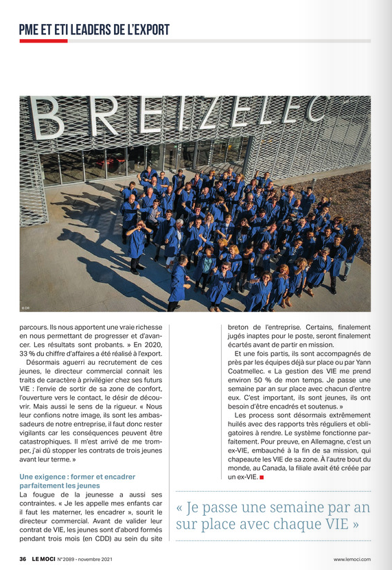BREIZELEC_'s tweet photo. Merci @Le_MOCI pour le prix "Coup de cœur V.I.E" remis par @Club_VIE à @BREIZELEC_ https://t.co/xU4wtllzjS