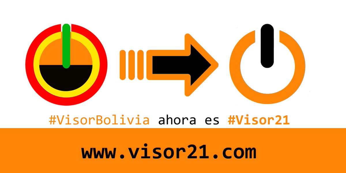 #VisorBolivia ahora es #Visor21
SÍGANOS EN NUESTRAS NUEVAS CUENTAS EN LA WEB Y RRSS