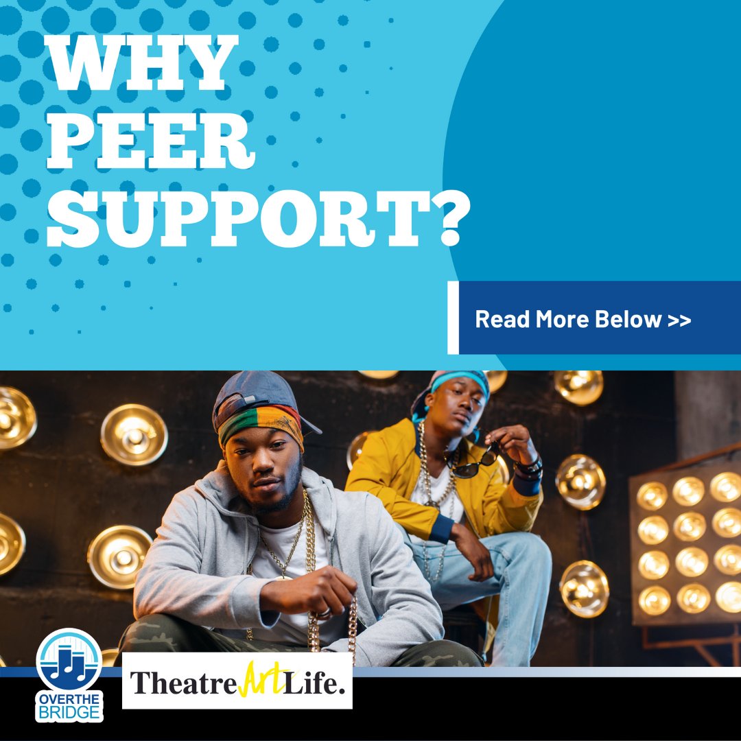 WHY PEER SUPPORT? Peer support can make a difference! Research has demonstrated a number of ways peer support, in addition to regular treatment and therapy, can uniquely support people in recovery. Read more here bit.ly/3mqsTGH  <a href="/OTBnonprofit/">Over The Bridge</a> #OTBTogether #peersuppor