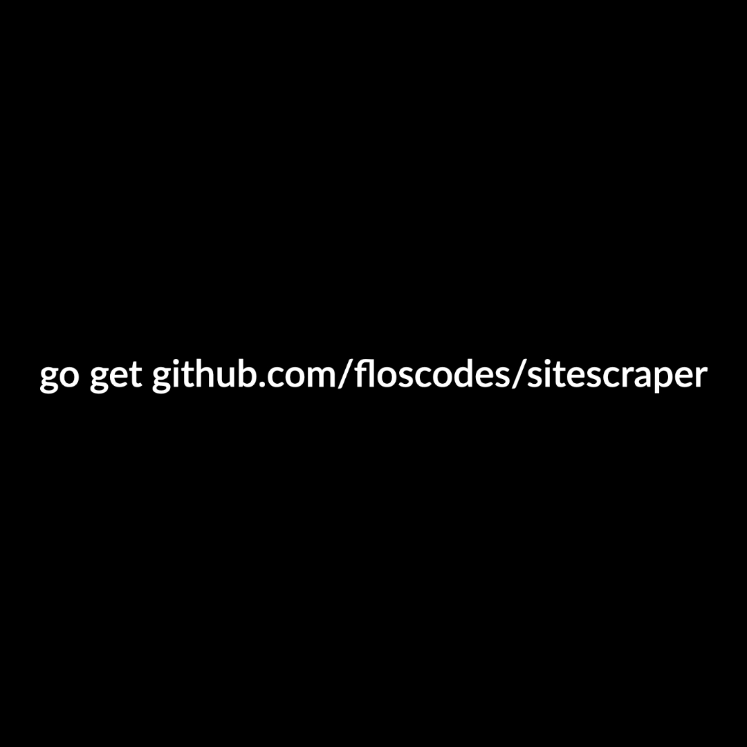 floscodes's tweet image. README: pkg.go.dev/github.com/flo…
#golang #htmlparser #htmlparsing #webscraping