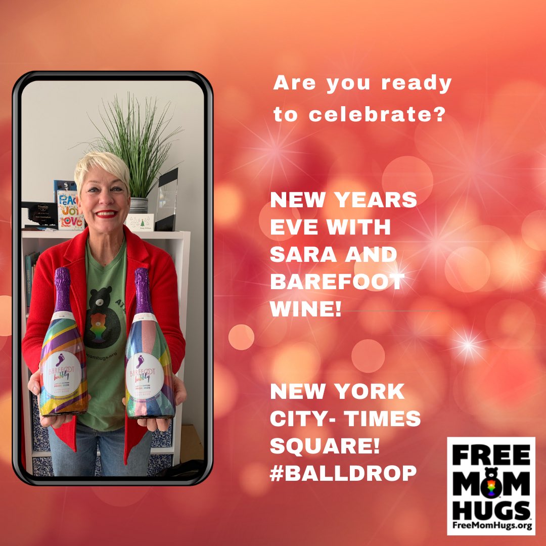 freemomhugs's tweet photo. Have you heard the amazing news?!?
Sara will be joining our friends at @barefootwine in #timessquare for New Years Eve!
Join the LiveStream at https://t.co/LfhIvpZMfn Dec 31 from 6:00pm - 12:15am !
#BallDrop
#FreeMomHugs
#SaraCunningham
#LGBTQ
#TimesSquareNYC
@timessquarenyc https://t.co/X9Efi2ts73