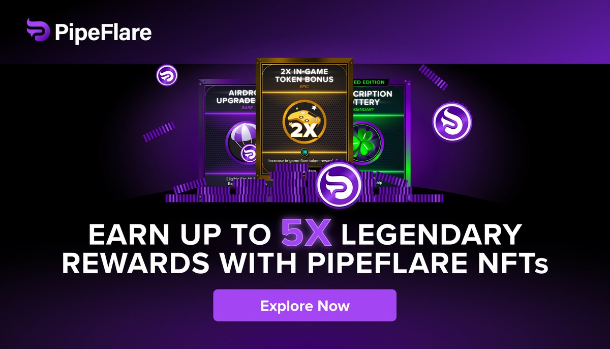 PipeFlare's tweet photo. Get up to 30% off PipeFlare NFTs using 1FLR tokens. Buy Now 👉https://t.co/S8HLloKOyY https://t.co/RQJJcXbrqa