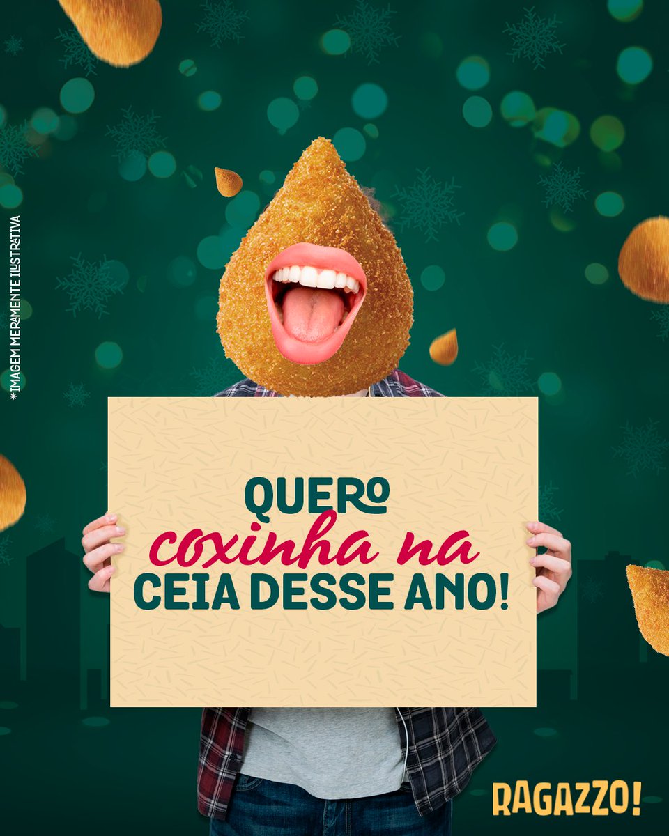 Quem mais vai chegar na casa dos parentes com esse cartaz? 🙋🏼‍🙋‍♀️🙋🙋‍♂️ Feliz Natal, coxinhalovers 🎄❤️