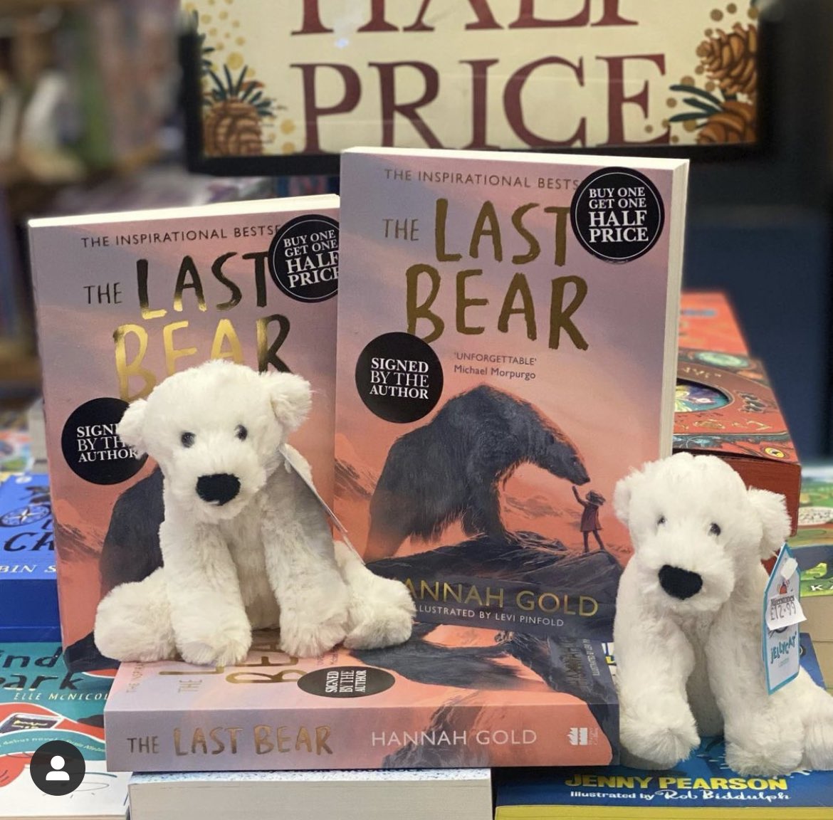 HGold_author's tweet image. Making it into store already! It’s the paperback. So excited to see this!! Pic in @WatWorcester 💗🐻‍❄️💗