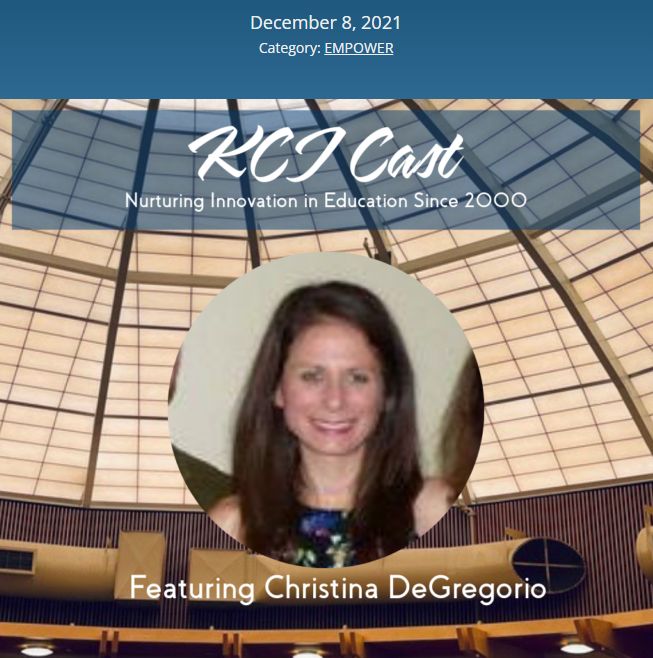 NextVista's tweet photo. #KCIELLI folks should check out the KCI Cast - a podcast @CateTolnai does as part of #KCIMERIT. This month's post talks with Christina DeGregorio from Burlingame Intermediate about SEL. https://t.co/0k5F3MVtKf #5DTC #KCItogether https://t.co/7WWHzMDaRu