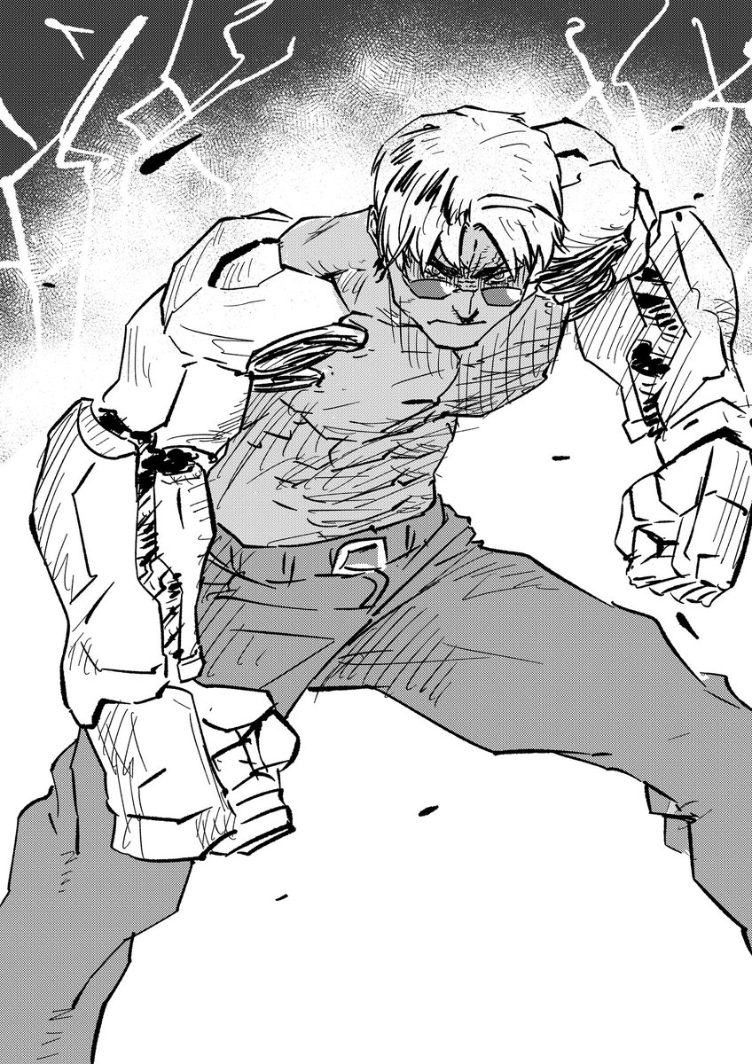 トーンやカケアミ系ブラシの練習も兼ねてザザッとお絵描き! 