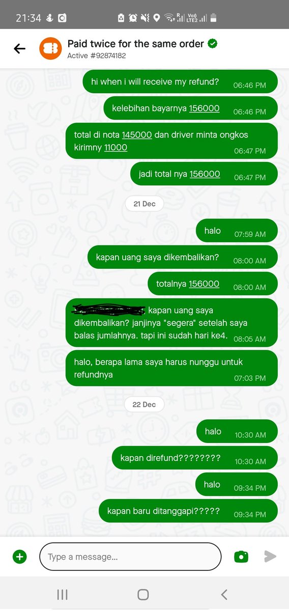 selena_lie's tweet photo. @gojekindonesia kapan ini ditanggapi? https://t.co/qkFdhuBDBp