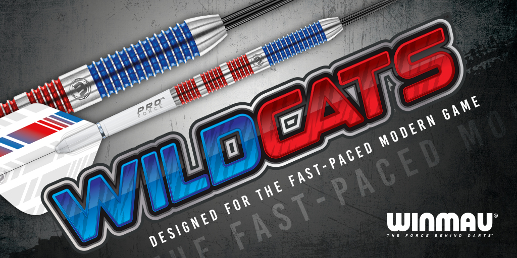 Winmau's tweet image. Wildcats 🔵🔴

Sports engineered, dual colour, parallel styling combines tour functionality designed for the fast-paced modern game, delivering proven performance through pure grip and balance.

➡️ Explore: winmau.com/winmaulaunch20…

 #WinmauLaunch #Wildcats #Darts