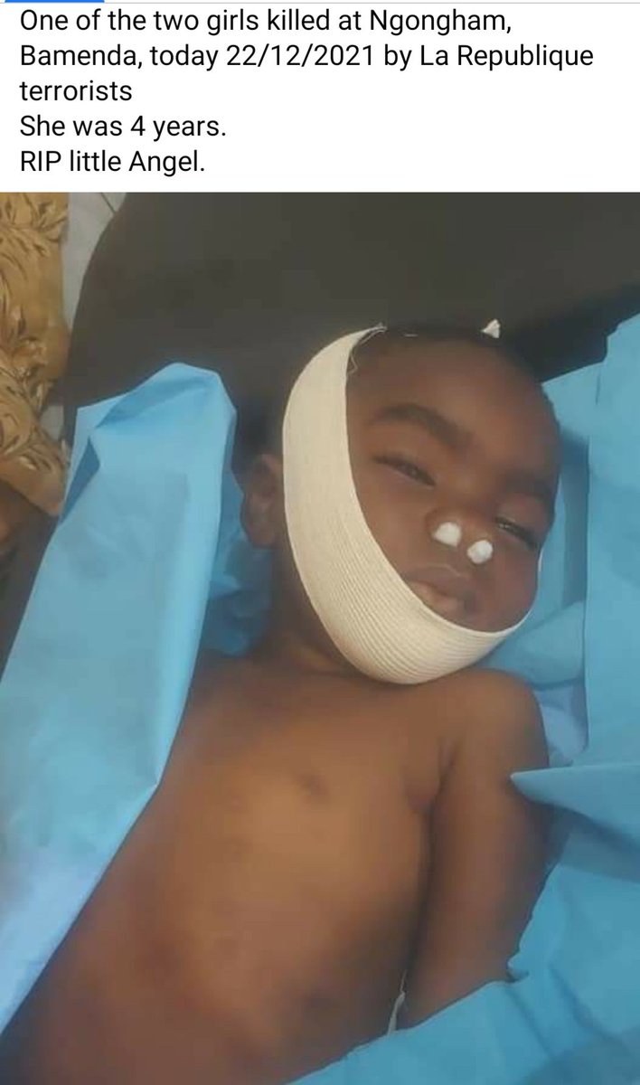 #StopGenocideInSouthernCameroons. French regime is killing #Ambazonian kids while preparing for #AFCON on our soil. How evil is that? #NoAFCON in #Ambazonia
 <a href="/JoeBiden/">Joe Biden</a> <a href="/GermanyUN/">Germany in the United Nations</a> <a href="/JustinTrudeau/">Justin Trudeau</a> <a href="/USEmbYaounde/">U.S. Embassy Yaounde</a> <a href="/NPR/">NPR</a> <a href="/bbc/">BBC</a> <a href="/cnni/">CNN International</a> <a href="/reuters/">Reuters</a> <a href="/HouseofCommons/">UK House of Commons</a> <a href="/10DowningStreet/">UK Prime Minister</a> <a href="/TiborPNagyJr/">Tibor Nagy</a>