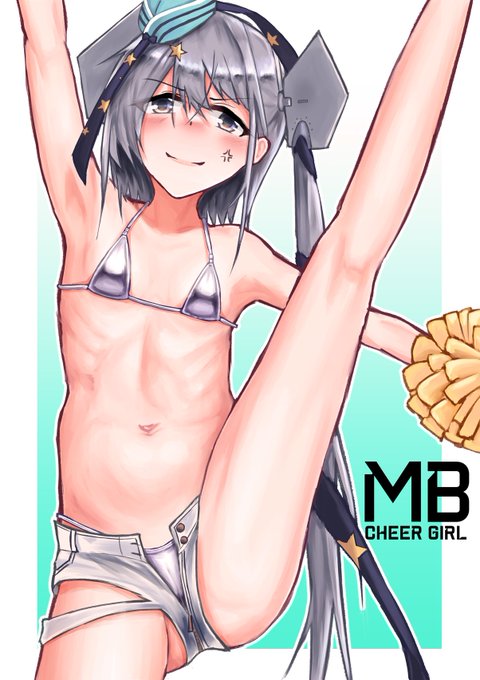 今更ながらマイクロビキニチアガールです。ちょうどチアの本場生まれのスキャンプくんにやっていただきました。

「なんだ?このふざけた水着は……これを来てチアリーディング!?あたいも普通のチアならやったことはあるが……そういうポルノでも撮ろうってのかよ、何考えてんだ全く……」 