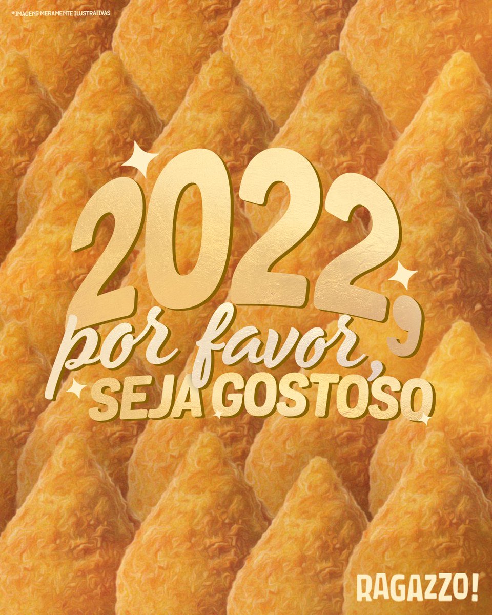 Que esse ano consiga ser tão gostoso quanto nossas crocantosas 🤞🤞🤞