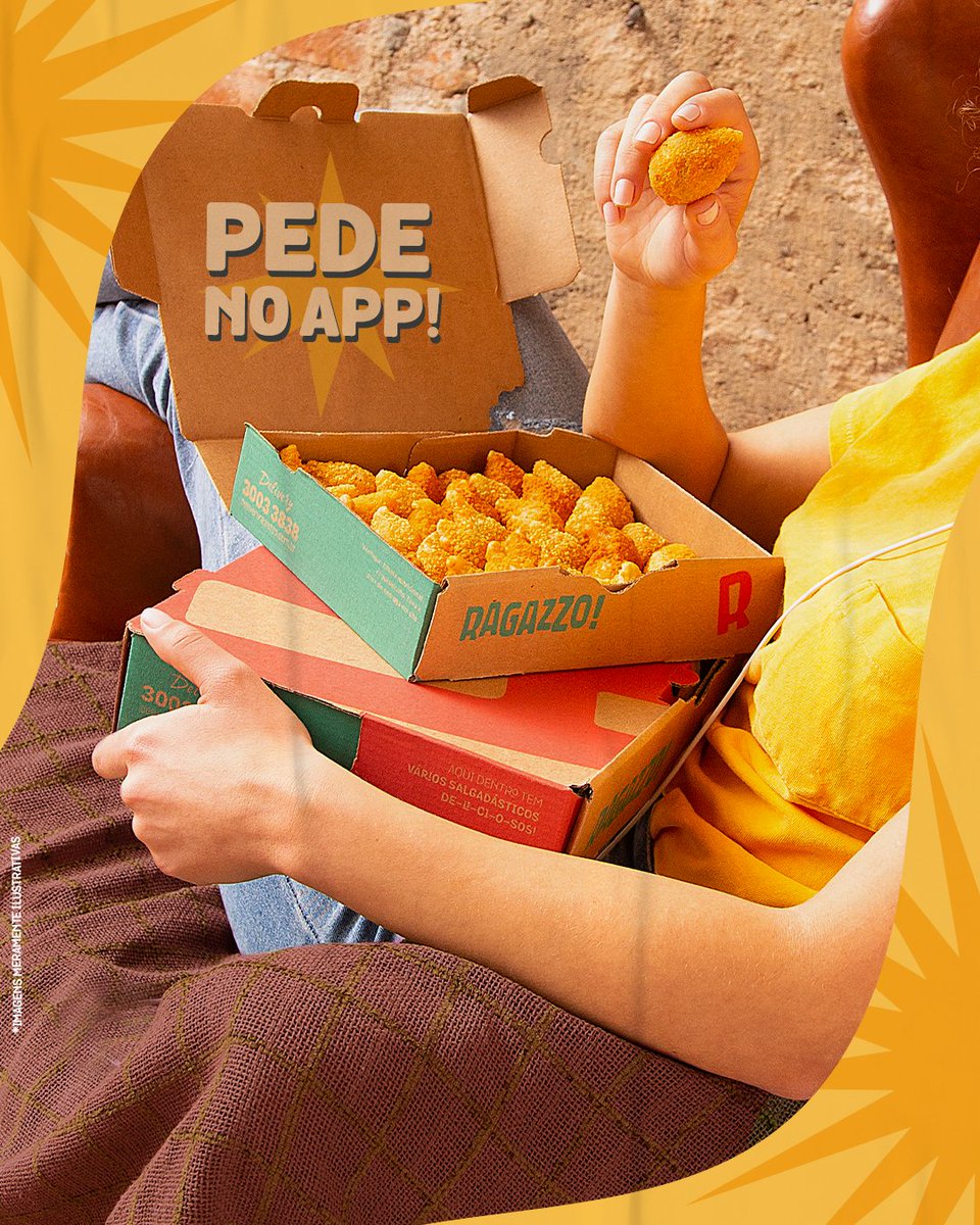 A vontade de ficar na cama tá tão grande quanto a vontade daquela Coxinha crocante e saborosa? 🥱 Pra ter o melhor dos dois mundos, é só pedir no App Ragazzo 🙌