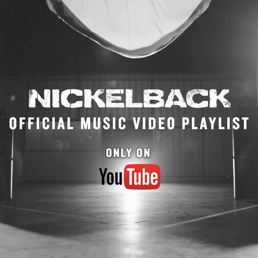 Nickelback's tweet photo. All of our official music videos are in one place on @YouTube for you to enjoy! Check it out: https://t.co/8tKwfgqqEG https://t.co/Tqech8bXUW