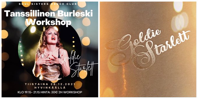 Tanssillinen burleski -workshop  - burleskiasennetta, tanssillista liikuntaa, itseilmaisua &amp; omasta kehosta<a href="/tag/burleski"class="tags"><span>#burleski</span></a>