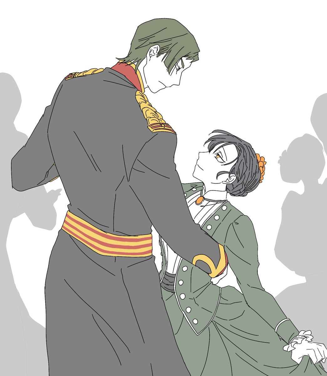 一番身長差ある二人
#蛭谷家物語 