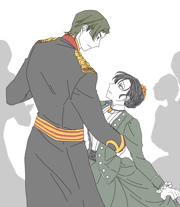 一番身長差ある二人
#蛭谷家物語 