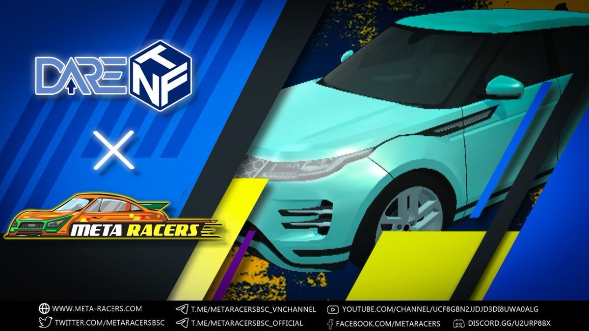 tarankaaa_dasha's tweet photo. 📢 Announcement to postpone AMA MetaRacers x DareNFT 📢

📍 Due to some minor changes, the AMA between MetaRacers and DareNFT will be postponed.
📍 We will update the specific plan as soon as possible.
👉 Don't miss it, racers. https://t.co/s9VSaBowqL