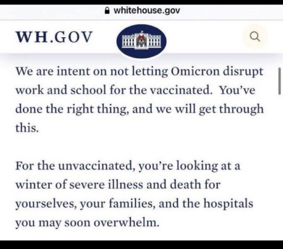 DineshDSouza's tweet photo. The rhetoric coming from Democrats, progressives and the White House about the #unvaccinated is that they are ignorant, dirty, irresponsible lowlifes—and they deserve segregation, deprivation of rights, even death. Isn’t this pretty much what the Nazis said about Jews? https://t.co/QQ8OEDFw1y