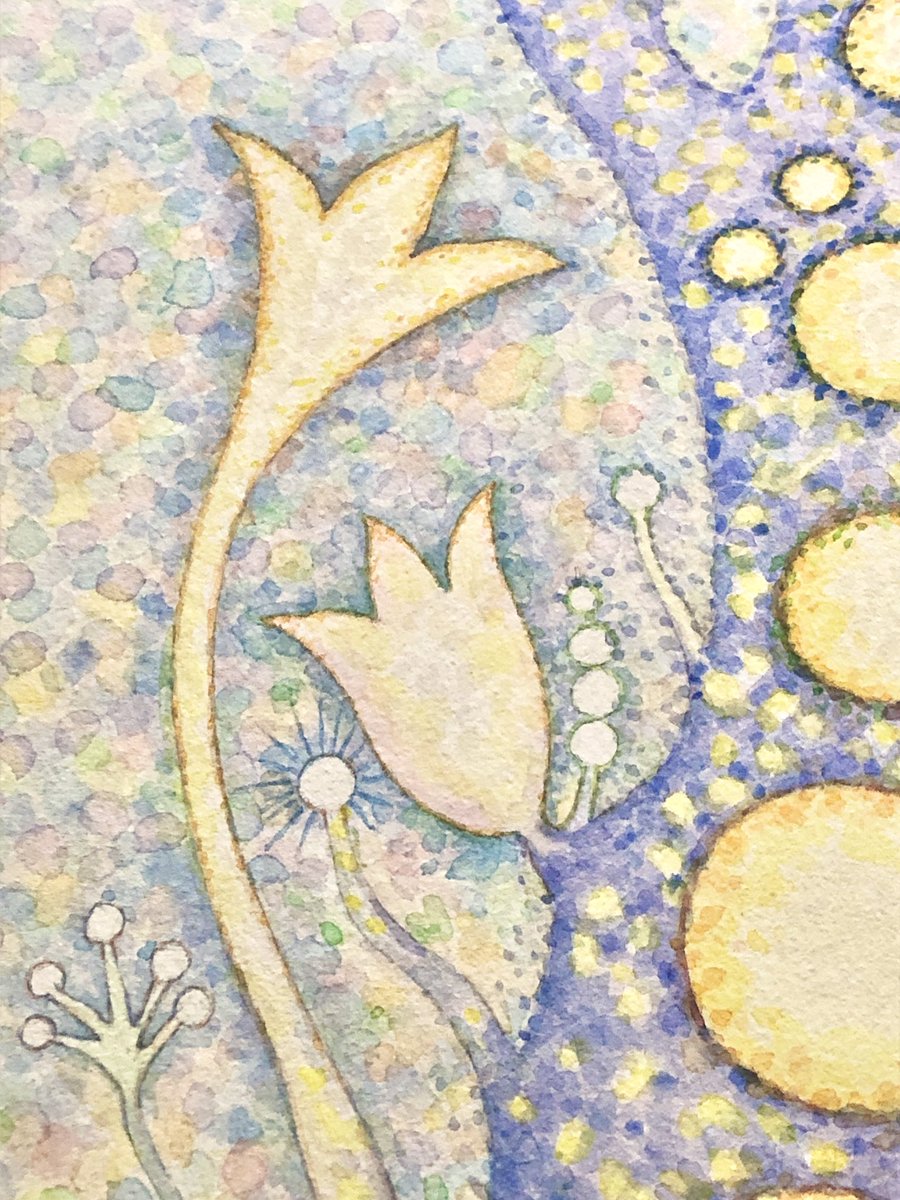 SatiTamall's tweet image. “Hinayana” 
details, watercolor 

#innerpath #space #selfdevelopment #harmony