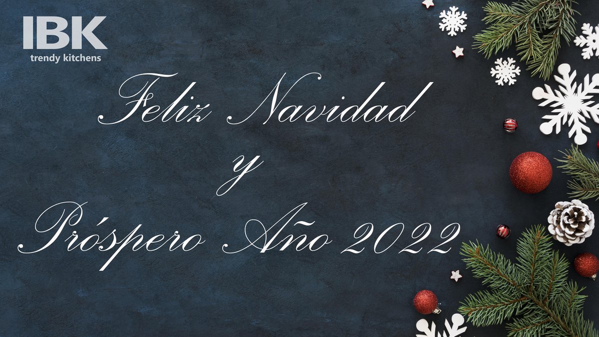 iberkitchens's tweet photo. Iberkitchens les desea Feliz Navidad y Próspero Año 2022 https://t.co/pIwgR5OmhQ