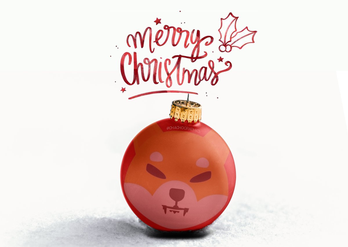 chachographics's tweet photo. Merry Christmas @Shibtoken @ShibainuCoin @ShibArmy @MARCIANOPHONE https://t.co/0a190sTvTD