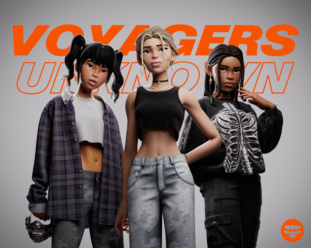 voyagersunknown's tweet photo. A new set of faces have arrived! ✨

Female Voyagers are here to spice up your adventure! https://t.co/DMKjr8Viqv