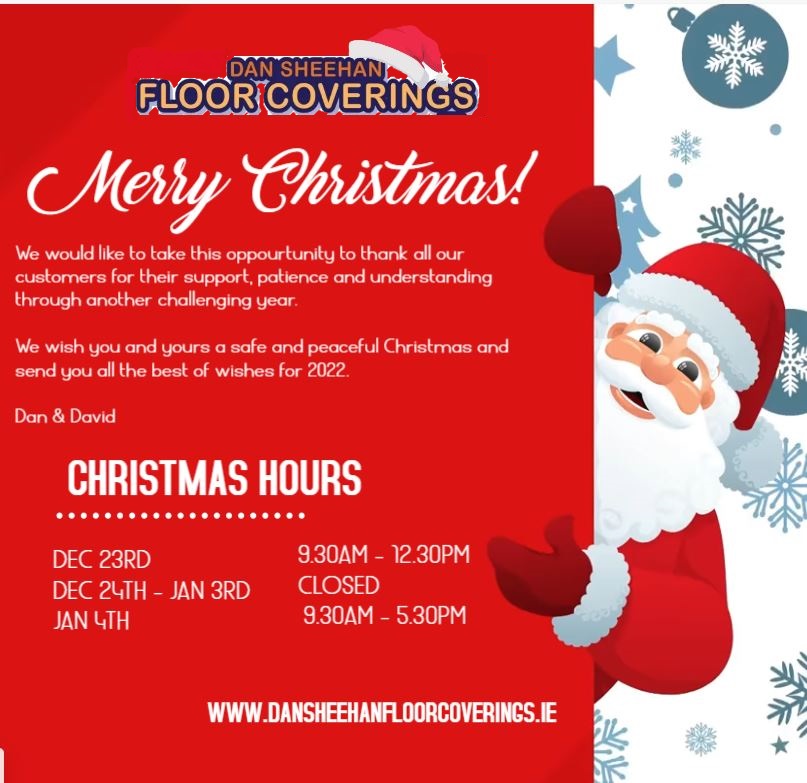 We are closed for Christmas from tomorrow (23rd December) at 12.30pm. We will open again on the 4th January.

We wish you and yours a safe and peaceful Christmas and send you all the best wishes for 2022 and to thank all customers during the year for their support.

Dan &amp; David