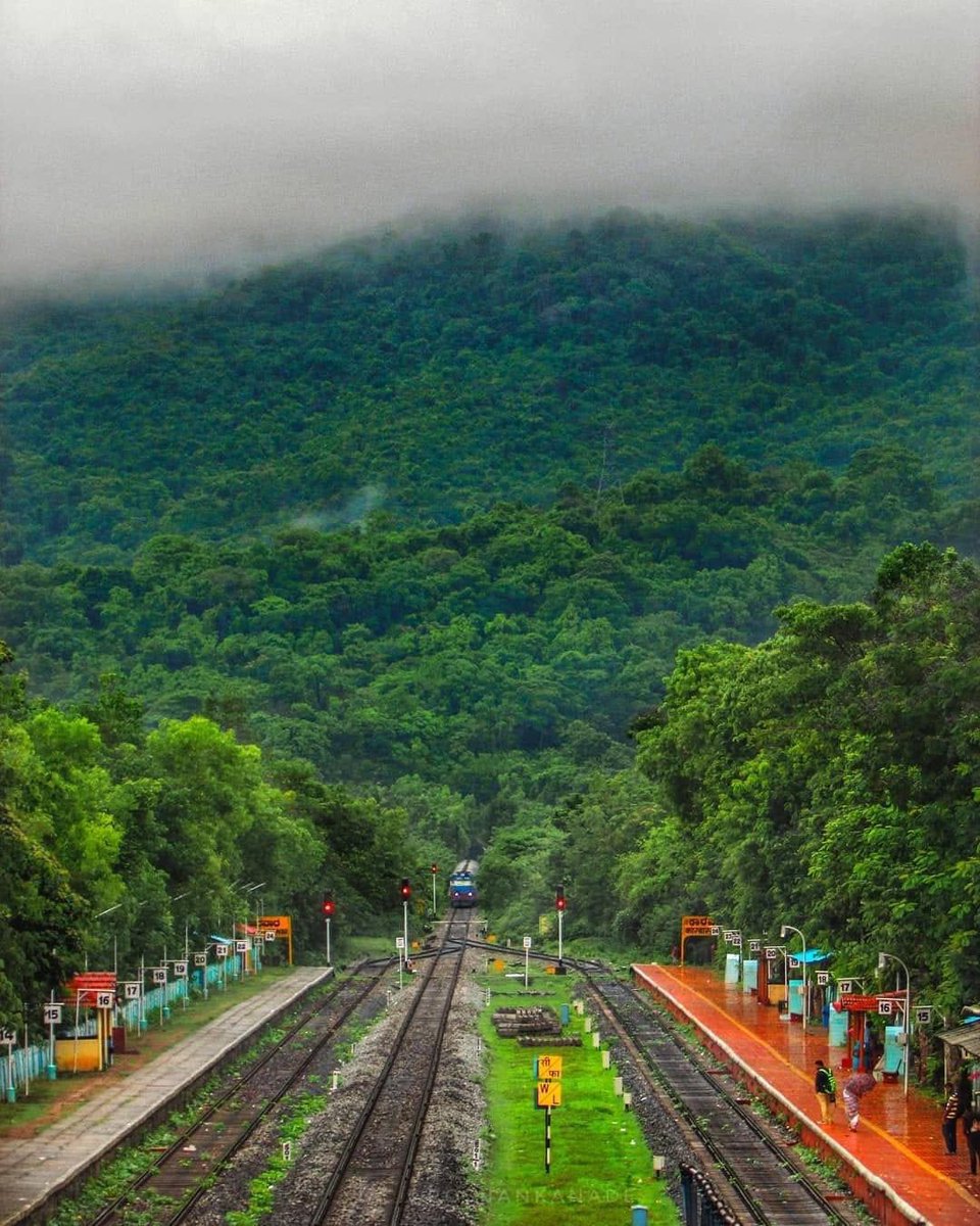 One of the greenest Railway Stations in India. 

Can you guess the location ?