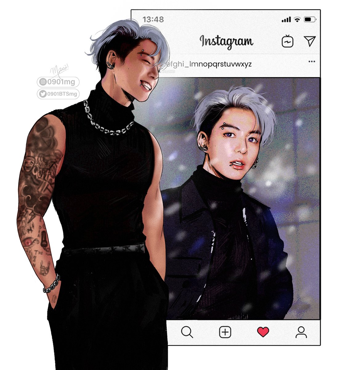 O9O1mg's tweet photo. Candids 🐰💜✨ @BTS_twt 
#정국 #JUNGKOOK #BTS #btsfanart https://t.co/X3fRK8n5Jv