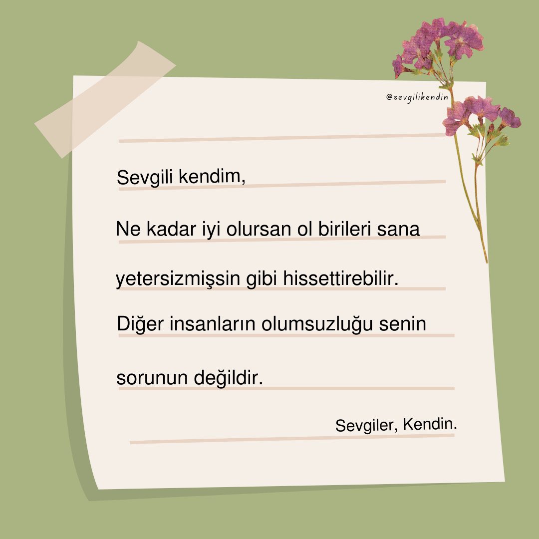Sevgili kendim, (@sevgilikendin) on Twitter photo 