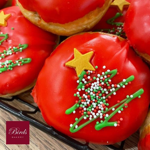 birdsbakery's tweet photo. Have you tried one of our Christmas Doughnuts? Head down to your local Birds Bakery to pick some up in time for Christmas!

https://t.co/lSrHu4yDAA

#birdsbakery #doughnuts #sweettreat #pastry #christmas #christmasfood #localbakery #findyourstore https://t.co/Uzsp8bGuSs
