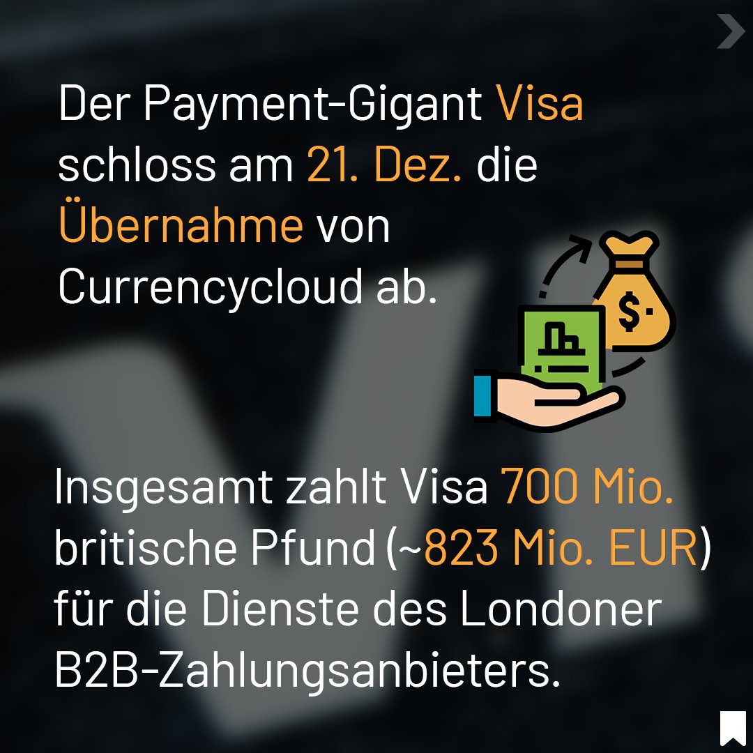btcecho's tweet photo. Die Übernahme durch #Visa könnte nun auch einen positiven Nebeneffekt für #Ripple bedeuten. Denn #Currencycloud kooperiert seit Juli 2020 mit dem #Krypto Start-up. Im Rahmen der Partnerschaft nutzt das Londoner Unternehmen das Zahlungsnetzwerk #RippleNet.

https://t.co/AKiFWtdsXw https://t.co/Yt4iNM931h