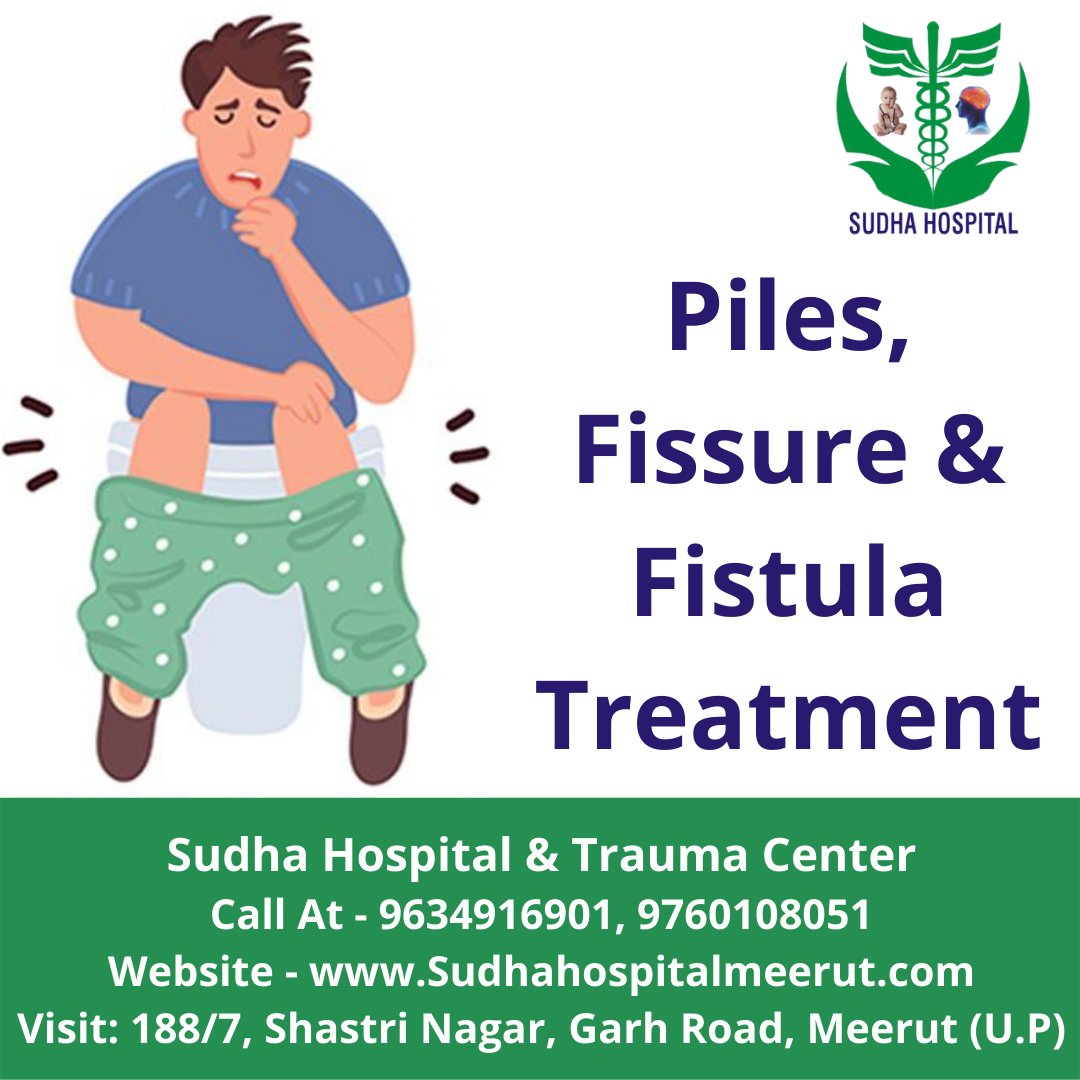 Piles, Fissure & Fistula Treatment
Call At - 9634916901, 9760108051
Website - Sudhahospitalmeerut.com
Visit: 188/7, Shastri Nagar, Garh Road, Meerut (U.P)
#pīles #PilesSurgery #PilesTreatment #fístula #fistulasurgery #fistulaawareness #fistulatreatment