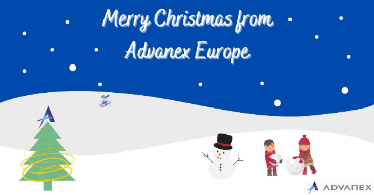 AdvanexEurope's tweet photo. Advanex Europe will now be closed over the Christmas period until Tuesday 4th January 2022.

We would like to take this opportunity to wish all of our customers, clients and followers a very merry Christmas and a Happy New Year. https://t.co/2lSMToh79A