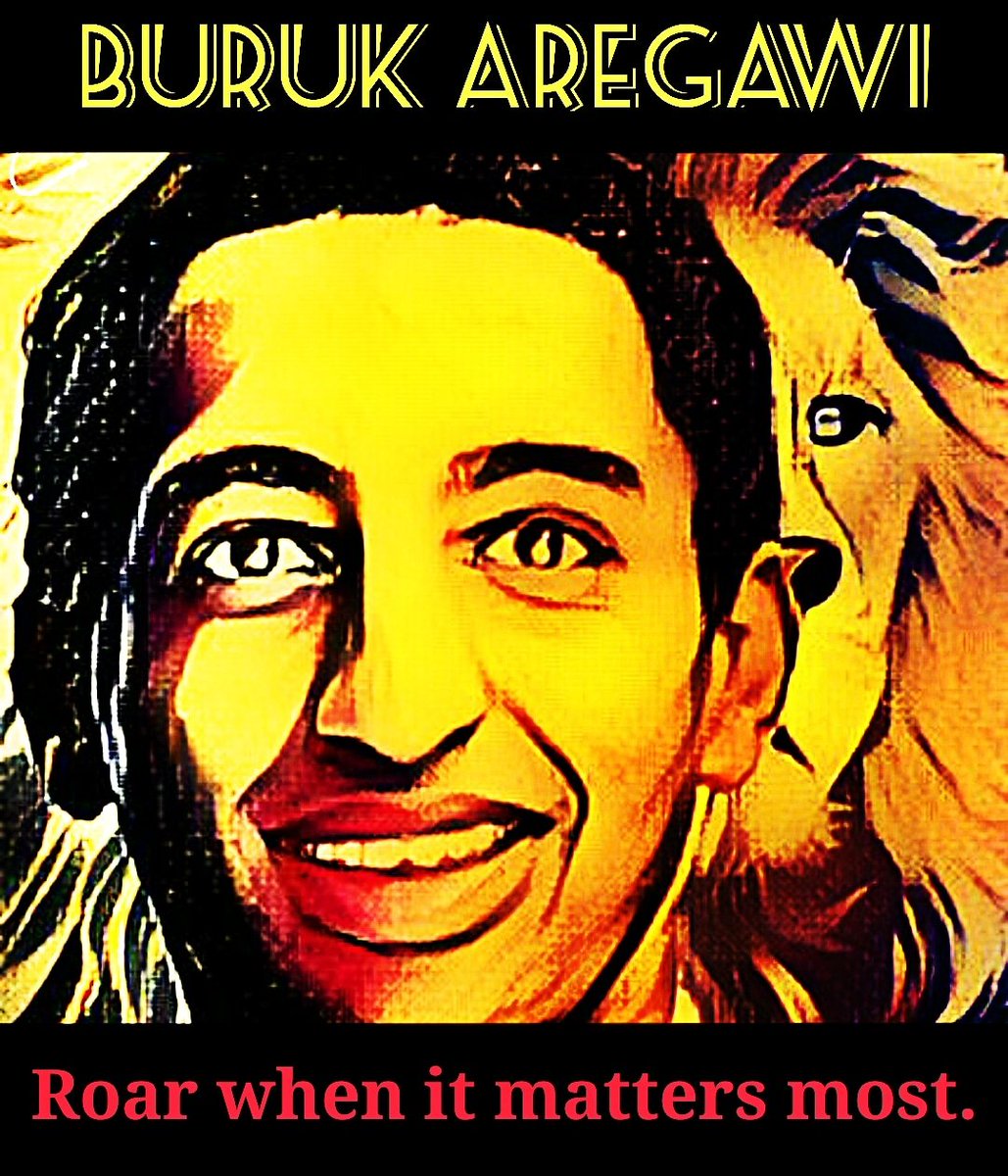 Great_tgray's tweet photo. #Hero ⭐ #BurukAregawi ⭐ Greatness is not who roars most. It's who roars when it matters most.⭐⭐ Buruk Aregawi ⭐⭐ #StopTheGenocide #StandWithFreedom #StandWithTruth #StandWithHumanity #StandWithTigray ❤️🙏🏼💛 @BurukAregawi #SuperHero @ElsaHagos3 @getachew_zeki @reda_getachew https://t.co/aQkU7fzfez
